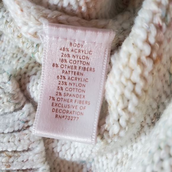 NWT LC Lauren Conrad Graphic Tunic Sweater - Picture 4 of 4